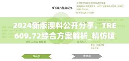 2024新版澳料公开分享,TRE609.72综合方案解析_精仿版