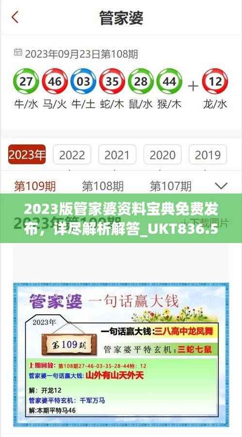 2023版管家婆资料宝典免费发布,详尽解析解答_UKT836.5影像版