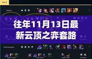 云顶之弈11月13日最新套路阵容攻略,战术解析与实战步骤指南,适合全段位玩家