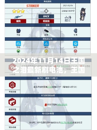 王国之泪最新刷电池评测,特性详解、体验分享、竞品对比与目标用户分析(2024年11月更新)