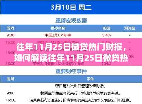 往年11月25日微贷热门财报解读指南与步骤解析
