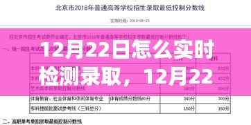 揭秘,如何在12月22日实时检测录取,点亮自信成就之光的学习之旅!