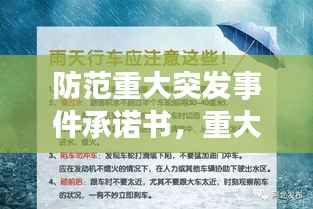 防范重大突发事件承诺书，重大突发事件依法预防处置 